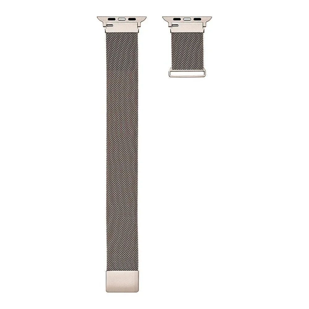 Insignia- Stainless Steel Mesh Band for Apple Watch 42mm, 44mm, 45mm ,49mm‎